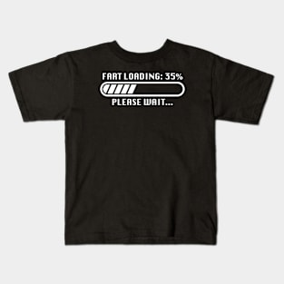 Fart Loading  File Kids T-Shirt